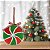 ENFEITE NATAL BOMBOM VERDE E VERMELHO 14CM FLORARTE - Imagem 2