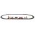 TREM  DECOR NATALINO PLT COLORIDO 90CM FLORARTE - Imagem 1
