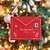 ENVELOPE NATALINO FELTRO C/ALCA VERMELHO COM SELO 17CM - Imagem 2