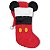MEIA COM ORELHA MICKEY MOUSE E GORRO NATALINO DISNEY 52CM - Imagem 1