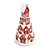 ESCULTURA CASA NATALINA DECORATIVA GINGERBREAD C/LED 22cm - Imagem 1