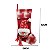 BOTA MEIA NATAL BONECO NEVE XADREZ COM CACHECOL VERM 42CM - Imagem 2
