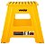 BANQUETA PLASTICA DOBRAVEL 360MM AMARELA VONDER - Imagem 1