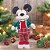 MICKEY NATAL EM PE C/CALCA XADREZ E CASACO VERDE DISNEY 60CM - Imagem 2