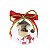 ENFEITE BOLA NATALINA MICKEY C/LACO OUR 12CM DISNEY - Imagem 1