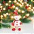 BONECO NEVE SENTADO C/LUVA CACHECOL E GORRO PERNA LONGA 43CM - Imagem 2