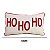 ALMOFADA BAGUETE NATALINA HOHOHO BRANCO E VERMELHA 50X30CM - Imagem 2