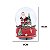 GLOBO DE AGUA NATALINO PAPAI NOEL COM ARVORE E CRIANCA 14CM - Imagem 3