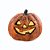 ENFEITE ABOBORA DECORATIVA DE SALEM M 16,5CM HALLOWEEN - Imagem 1