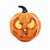 ENFEITE ABOBORA DECOR SMOKE M C LUZ E FUMAÇA 22CM HALLOWEEN - Imagem 1