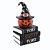 ENFEITE DE RESINA ABOBORA COM LIVROS NOITE TERROR HALLOWEEN - Imagem 1