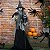 BONECO DECOR BRUXA GERTRUDES 190CM SOM LUZ MOVIM HALLOWEEN - Imagem 2