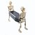ESQUELETOS DECOR LEVANDO CAIXAO SOM LUZ MOVIMENTO HALLOWEEN - Imagem 1