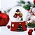 GLOBO AGUA NATALINO DECOR BONECO DE NEVE EM RESINA  9cm - Imagem 2