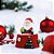 GLOBO AGUA NATALINO DECOR PAPAI NOEL EM RESINA  9cm - Imagem 2