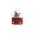 GLOBO DE  AGUA NATALINO PAPAI NOEL EM RESINA COM ARVORE 8cm - Imagem 1