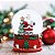 GLOBO DE  AGUA NATALINO PAPAI NOEL EM RESINA COM ARVORE 8cm - Imagem 2