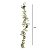 FESTAO NATALINO COM FOLHAS E PINHAS VRD/BCO/MRR 153cm - Imagem 2