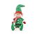 BONECO ELFO DECORATIVO SENTADO VERDE 45cm - Imagem 1