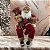 PAPAI NOEL NATAL SENTADO COM BOTA NATALINA 60CM FLORARTE - Imagem 2