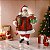 PAPAI NOEL COLECIONAVEL DE RESINA COM PRESENTES 28CM - Imagem 2