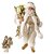 PAPAI NOEL COLECIONAVEL EM RESINA CHAMPANHE 28CM FLORARTE - Imagem 3