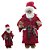 PAPAI NOEL COLECIONAVEL EM RESINA PIJAMA E PANTUFA 30CM - Imagem 3