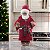 PAPAI NOEL COLECIONAVEL EM RESINA PIJAMA E PANTUFA 30CM - Imagem 2