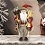 PAPAI NOEL NATAL EM PE COM SKI E SACO DE PRESENTE 30CM - Imagem 2