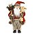 PAPAI NOEL NATAL EM PE COM SKI E SACO DE PRESENTE 30CM - Imagem 1