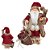 PAPAI NOEL LENHADOR EM PE VERMELHO E MARROM 30CM FLORARTE - Imagem 3