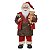 PAPAI NOEL CARPINTEIRO EM PE VERMELHO E MARROM 80CM FLORARTE - Imagem 1