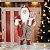 PAPAI NOEL NATAL EM PE COM PIRULITO E BOLSA 45CM FLORARTE - Imagem 2