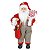 PAPAI NOEL NATAL EM PE COM PIRULITO E BOLSA 45CM FLORARTE - Imagem 1