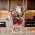PAPAI NOEL NA CADEIRA C/MOVIMENTO E SOM VERMELHO MARROM 40CM - Imagem 2