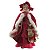 MAMAE NOEL NATAL EM PE COM CASACO VERMELHO 45CM FLORARTE - Imagem 1