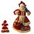 MAMAE NOEL NATAL EM PE VERMELHO COM BOLSINHA 45CM FLORARTE - Imagem 3