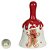 SINO NATALINO EM CERAMICA GINGERBREAD 10CM FLORARTE - Imagem 2