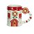 CANECA NATALINA CASA BISCOITO GINGERBREAD CERAMICA FLORARTE - Imagem 1