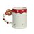 CANECA NATALINA CASA BISCOITO GINGERBREAD CERAMICA FLORARTE - Imagem 2