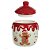 ACUCAREIRO NATAL COM TAMPA GINGERBREAD EM CERAMICA FLORARTE - Imagem 3