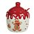ACUCAREIRO NATAL COM TAMPA GINGERBREAD EM CERAMICA FLORARTE - Imagem 1