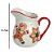 JARRA DECOR NATALINA GINGERBREAD EM CERAMICA 11,7CM FLORARTE - Imagem 3