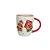 CANECA NATALINA BISCOITO DE GENGIBRE COM COLHER FLORARTE - Imagem 2