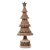 ESCULTURA ARVORE NATAL EM RESINA GINGER 35,5CM FLORARTE - Imagem 1