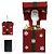 PRESENTE NATAL PAPAI NOEL C/LED VERMELHO E VERDE 65X32X32CM - Imagem 3