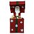PRESENTE NATAL PAPAI NOEL C/LED VERMELHO E VERDE 65X32X32CM - Imagem 1