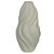 VASO DECOR CURVAS CERAMICA BEGE 37CM FLORARTE - Imagem 1