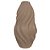 VASO DECOR CURVAS CERAMICA TERRACOTA 37CM FLORARTE - Imagem 1