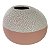 VASO DECORATIVO EM CERAMICA TERRACOTA 7,8X10X8CM FLORARTE - Imagem 1